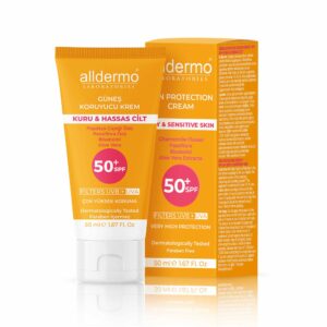 Kuru Hassas Cilt Güneş Koruyucu Krem SPF 50+ 50ML