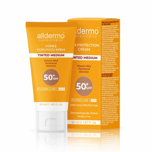 Tinted Medium Güneş Koruyucu Krem SPF 50+ 50ML
